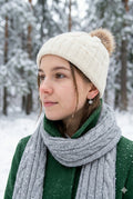 Shimmering Snowflake Drop Earrings – .925 Sterling Silver