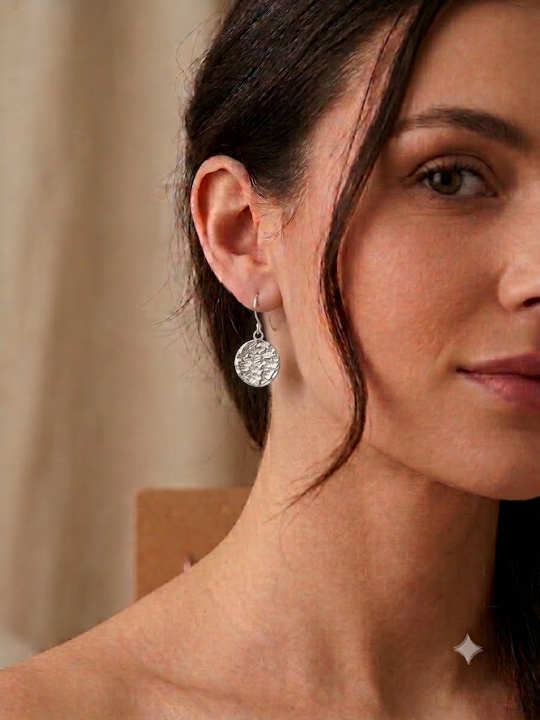 Celestial Night: Stainless Steel Moon & Stars Charm Earrings