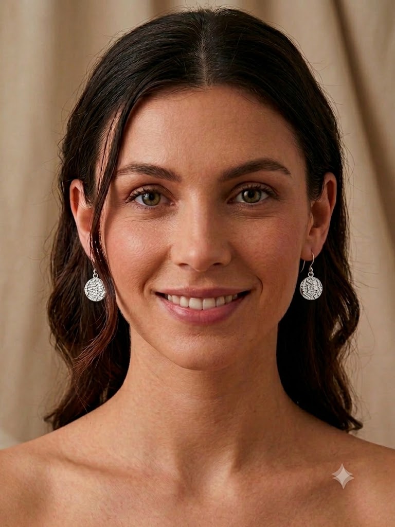 Celestial Night: Stainless Steel Moon & Stars Charm Earrings